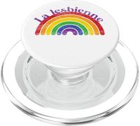 La lesbienne: La Lesbica: LGBT queer arcobaleno retrò PopSockets PopGrip per MagSafe