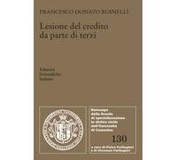 La lesione del credito da parte di terzi - 2025 - Edizioni Scient