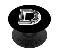 La lettera D Fun Grande e audace per eventi Gruppi di squadre familiari PopSockets PopGrip Adesivo