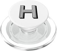 La lettera H divertente grande e audace per eventi Gruppi di squadre familiari PopSockets PopGrip per MagSafe