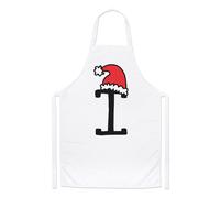 La Lettera I Natale Cappello Chef Grembiule Rosso Babbo Bambini Alfabeto Cucina