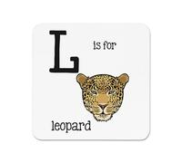 La Lettera L È Per Leopardo Magnete Da Frigo - Animale Divertente