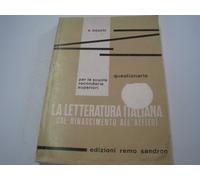 LA LETTERATURA ITALIANA DAL RINASCIMENTO ALL'ALFIERI