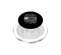 La lettura degli amanti dei libri di Natale è la mia terapia Natale PopSockets PopGrip per MagSafe