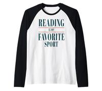 La Lettura è Il Mio Sport Preferito | Lettori e autori per Gli Amanti dei Libri Maglia con Maniche Raglan