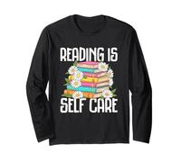 La Lettura è Una Gioia per Gli Amanti dei Libri di Cura di sé Maglia a Manica