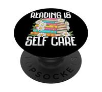 La lettura è una gioia per gli amanti dei libri di cura di sé PopSockets PopGrip Adesivo