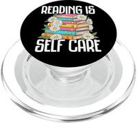 La lettura è una gioia per gli amanti dei libri di cura di sé PopSockets PopGrip per MagSafe