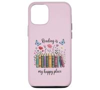 La lettura floreale degli amanti dei libri è il mio posto felice Custodia per iPhone 12/12 Pro