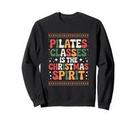 La lezione di Pilates è lo spirito natalizio di Natale Felpa