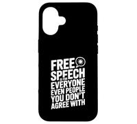 La libertà di parola è per tutti, anche se non sei d'accordo Custodia per iPhone 16