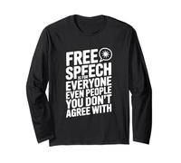 La libertà di Parola è per Tutti, Anche se Non Sei d'accordo Maglia a Manica