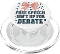 La libertà di parola non è per il dibattito Coquette Bow Design PopSockets PopGrip per MagSafe