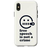 La libertà di parola non è un crimine Free Speech Custodia per iPhone X/XS