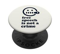 La libertà di parola non è un crimine Free Speech PopSockets PopGrip Adesivo