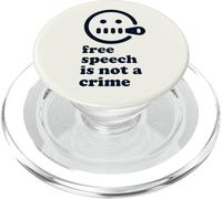 La libertà di parola non è un crimine Free Speech PopSockets PopGrip per MagSafe
