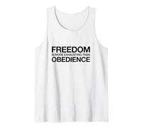 La libertà è più estenuante dell'obbedienza (Dichiarazione di Lotta) Canotta