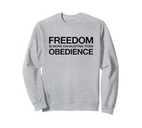 La libertà è più estenuante dell'obbedienza (Dichiarazione di Lotta) Felpa