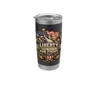La libertà è stata la pena combattere il veterano patriottico 250th USA luglio Bicchiere termico in acciaio inox doppia parete