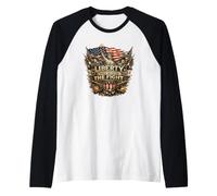 La libertà è Stata la Pena Combattere Il veterano Patriottico 250th USA luglio Maglia con Maniche Raglan