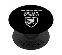 La libertà ha bisogno di sicurezza per prosperare | Diritti umani internazionali PopSockets PopGrip Adesivo