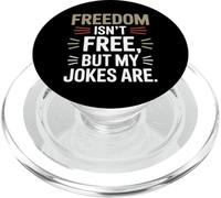 La libertà non è gratuita, ma le mie battute sono il giorno dei veterani PopSockets PopGrip per MagSafe