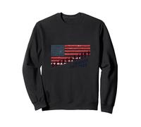 La libertà Non è Libera: Tributo Patriottico agli Eroi Americani Felpa, Unisex per Adulti, Nero, M