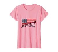 La libertà Non è Libera: Tributo Patriottico agli Eroi Americani Maglietta, Donna, Rosa, 3XL