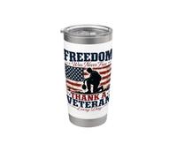 La Liberta Non E Mai Stata Gratis Grazie Veterano Bicchiere termico in acciaio inox doppia parete