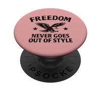 La libertà non passa mai di moda - Design vintage W. Dettagli PopSockets PopGrip Adesivo