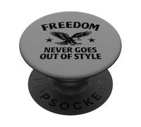 La libertà non passa mai di moda - Design vintage W. Dettagli PopSockets PopGrip Adesivo