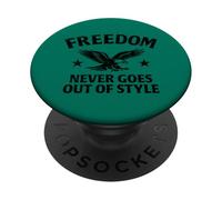 La libertà non passa mai di moda - Design vintage W. Dettagli PopSockets PopGrip Adesivo