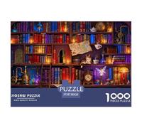 La libreria ultima dei meravigliosi Puzzle in Legno Impermeabile DIY Puzzles Da 1000 Pezzi Per Adulti Sfidanti E Rompicapo Giochi Educativi