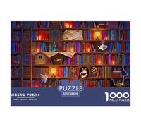 La libreria ultima dei meravigliosi Puzzle in Legno Impermeabile DIY Puzzles Da 1000 Pezzi Per Adulti Colorati Giochi Di Impegnativi