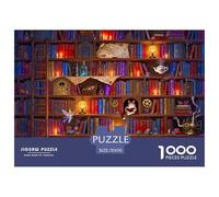 La libreria ultima dei meravigliosi Puzzle in Legno Impermeabile DIY Puzzles Da 1000 Pezzi Regali Per Adulti Sfidanti E Rompicapo Per Decorazioni Domestiche