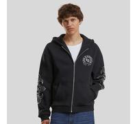 LA Lily Fluffy Zip Hoody Nero M