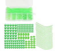 La linea di pesca di gomma luminescente branelli la manica galleggiante della metropolitana di gomma molle per la notte attrezzatura