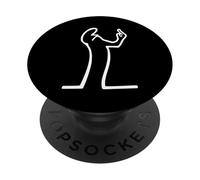 La Linea Style Fan retrò molto insoddisfatti PopSockets PopGrip Adesivo