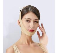 La Linea V Che Dimagrisce La Cinghia, Maschera Di Sollevamento Riutilizzabile con La Cinghia Del Mento per Dormire, Lifting Del Viso Impedisce Il Cedimento, Esercitatore Della Mascella(XXL)