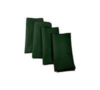 LA Linen Confezione da 4 tovaglioli in misto poli-misto - tovaglioli lavabili riutilizzabili - resistenti alle macchie e alle rughe - tovaglioli da pranzo - tovaglioli per feste - 18 x 18 - verde cacciatore