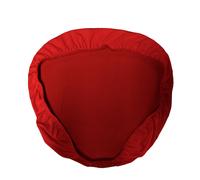 LA Linen Spandex Chiavari Chair Cushion Cover (4 Pack), Red, Solid