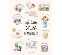 La liste 2026 de mes envies