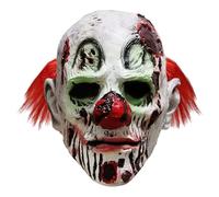 La Llareta Maschera da Clown Horror per Halloween - Maschera in Lattice Spaventosa per Feste, Accessorio di Costume Terrificante per Adulti e Adolescenti