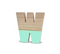 La Lluna la lluna0209000-w W Semi-Lacquered Pino Lettera