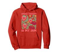 La logopedia è la mia patologia del linguaggio Jam Boho Floral SLP Felpa con Cappuccio
