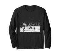 La Lotta Boxe Muhammad Ali Joe Frazier atterra Gancio Sinistro Maglia a Manica