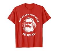 La lotta di classe è reale - divertente Karl Marx Maglietta