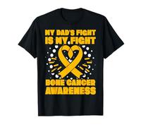 La Lotta di Mio Padre è la mia Lotta Bone Cancer Awareness Maglietta
