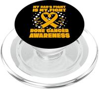 La lotta di mio padre è la mia lotta Bone Cancer Awareness PopSockets PopGrip per MagSafe