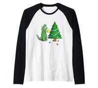 La Lotta Divertente è la Vera Stella dell'albero di Natale Maglia con Maniche Raglan